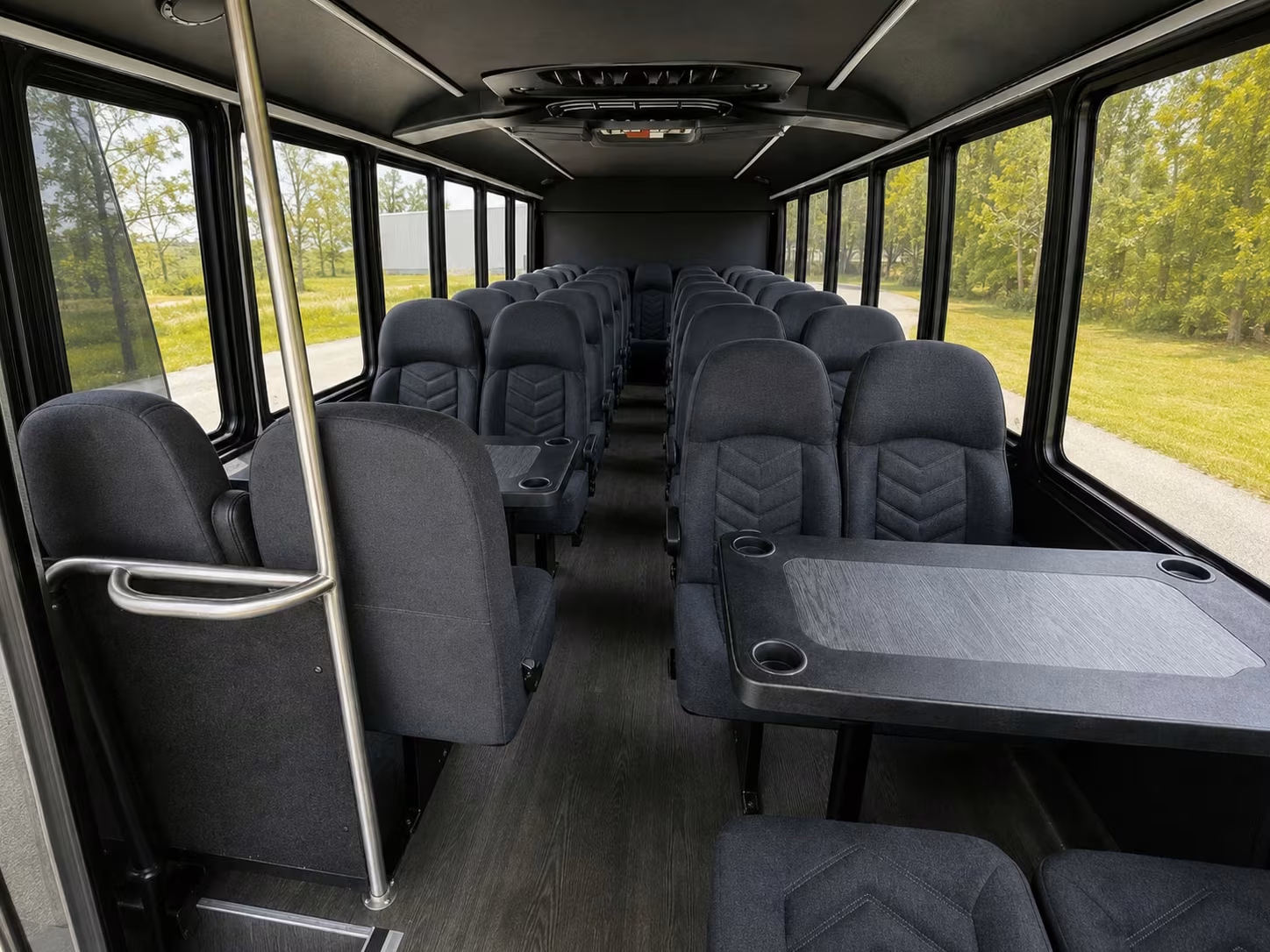 15 passenger minibus interior