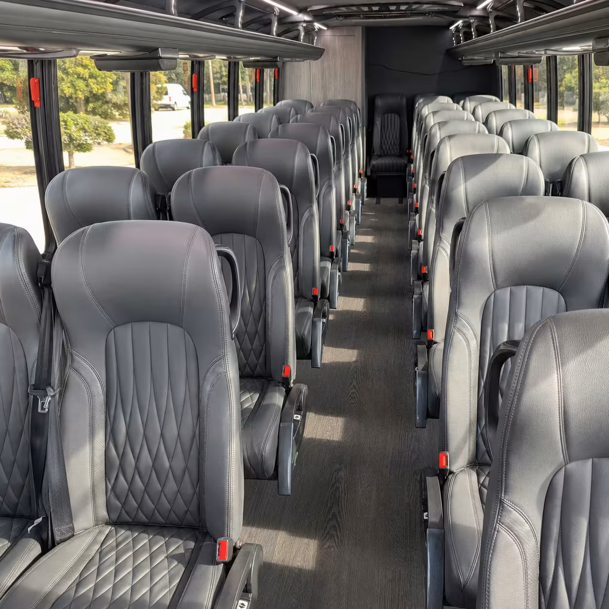 30 passenger minibus inside