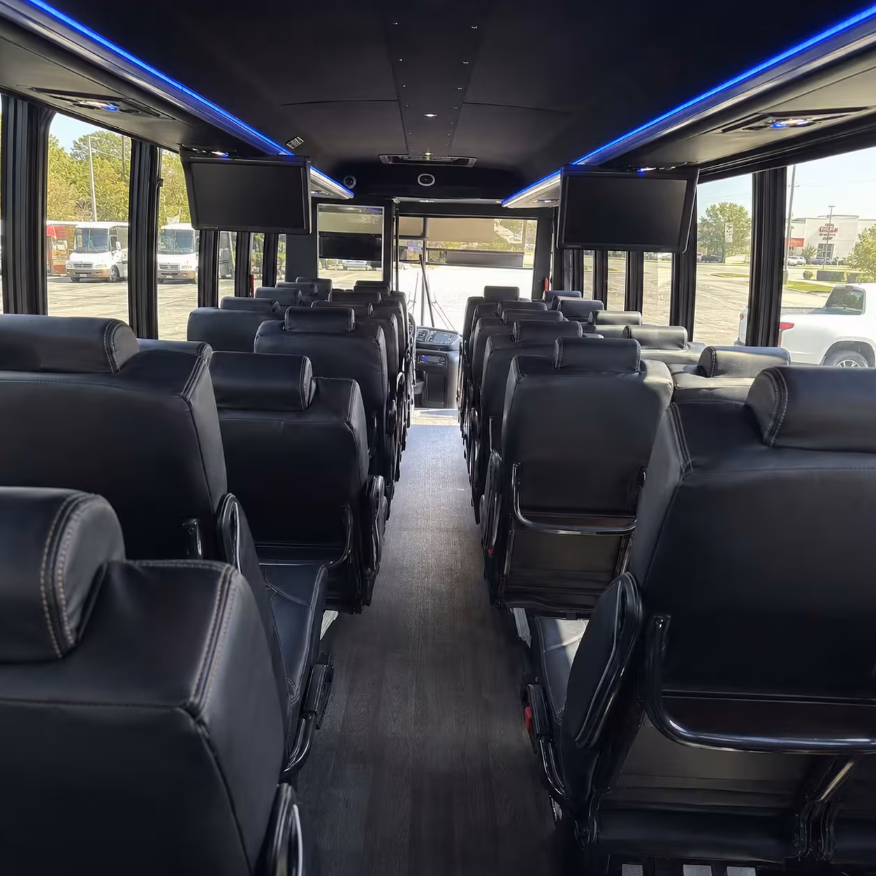 35 passenger minibus interior