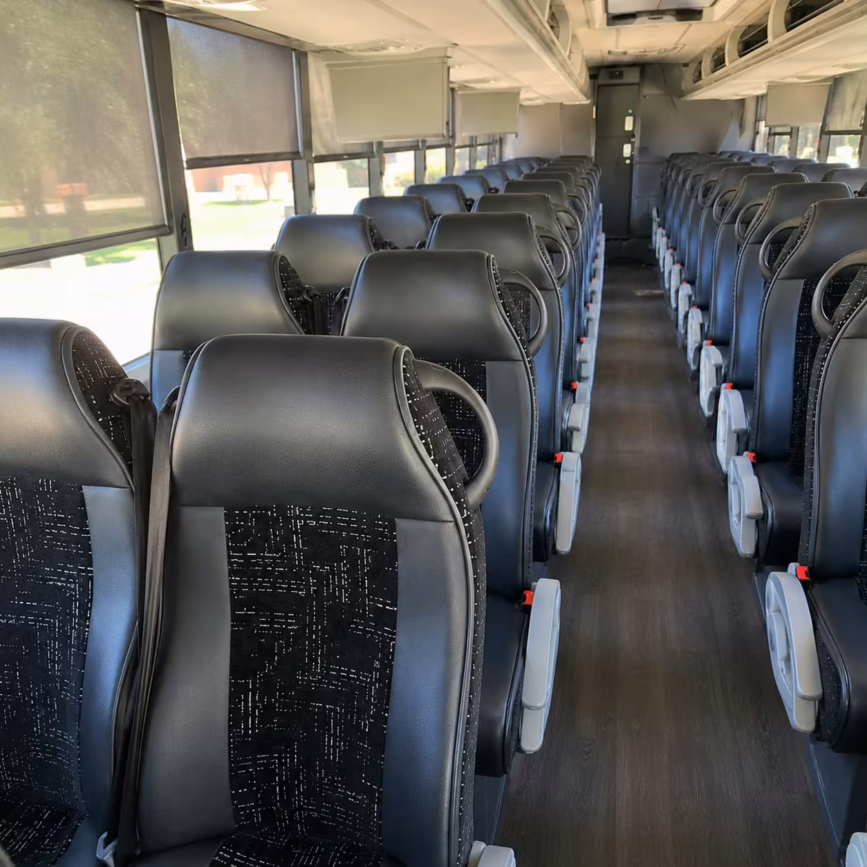 elk grove charter bus interior gallery