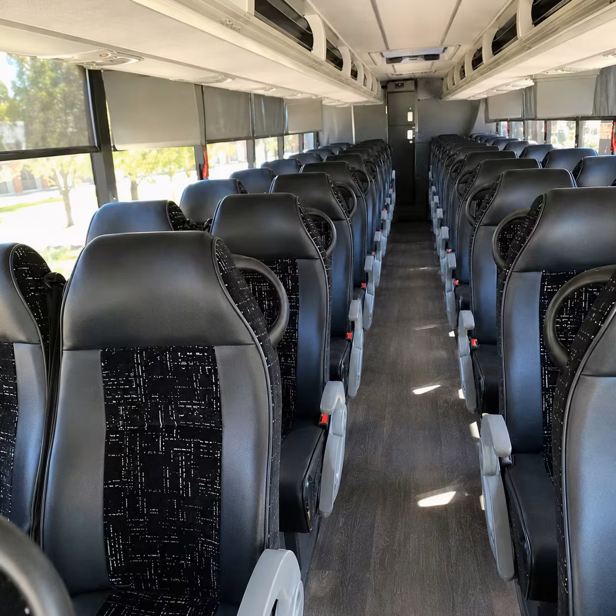 elk grove charter bus rental inside