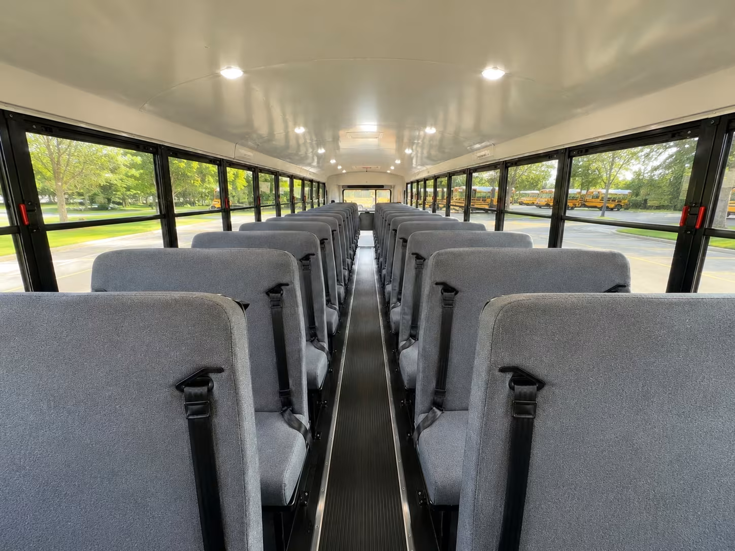 school bus interior