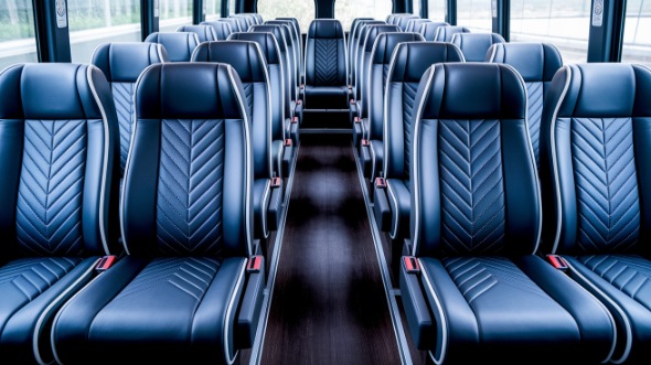 elk grove 18 passenger minibus inside