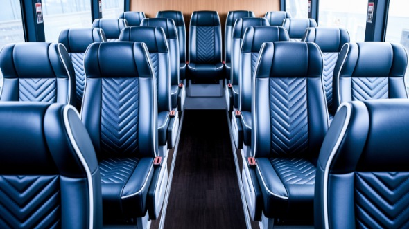 elk grove 20 passenger minibus inside