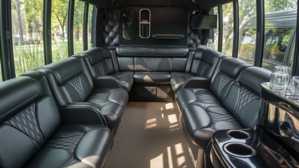elk grove party bus rental inside