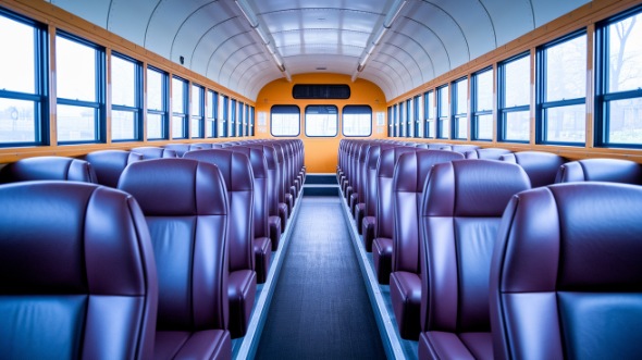 elk grove school bus rental inside